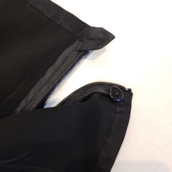 Lafayette 148 New York Over the Knee Black Lace Overlay Pencil Skirt 8 - Picture 9 of 13